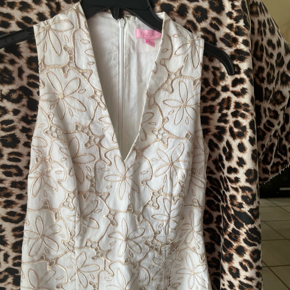 White  Dress Llly Pulitzer